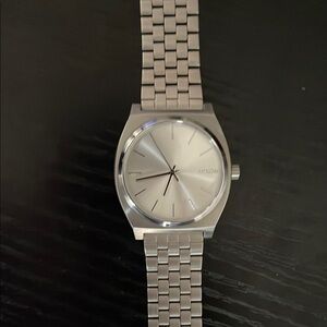 Nixon Silver Stainless Steel Watch